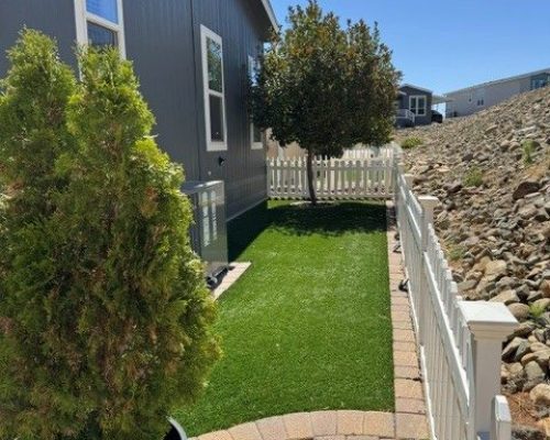 #128N-1 Side walkway with grass