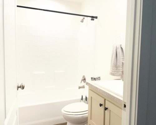 #164N Shower over Tub Guest Bath