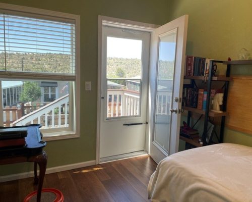 #168N Guest Bedroom or Office. Exit Door to back yard