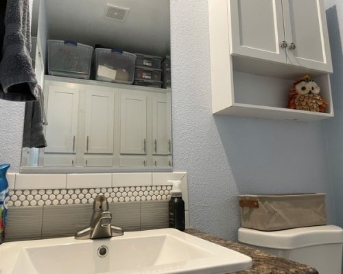 #168N Half Bath with lots of storage
