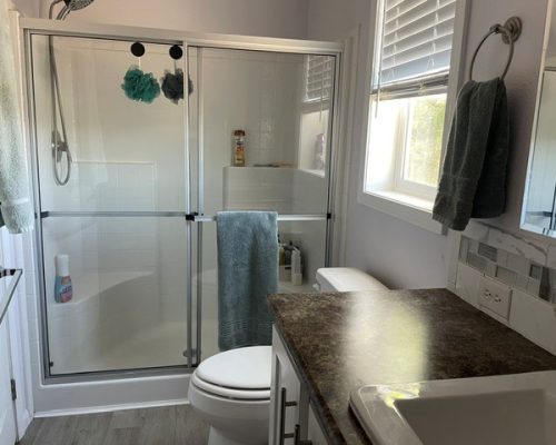#168N Master Bath with standing shower