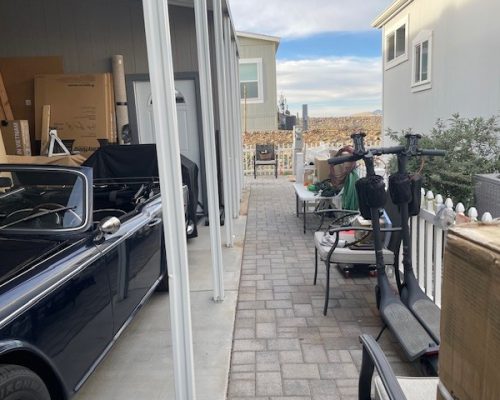 #66N Fenced in side patio