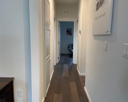 #77N Hallway with storage cabinets